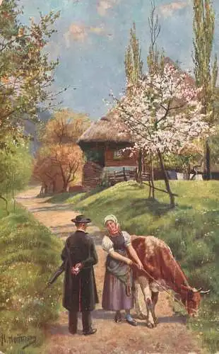 Germany H. Hoffmann painting