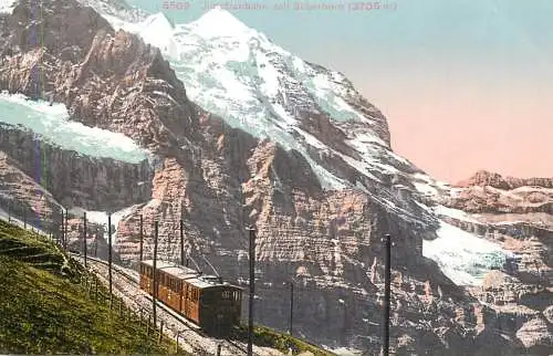 Switzerland Jungfraubahn mit Silberhorn