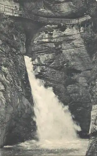 Switzerland Lauterbrunnen waterfall