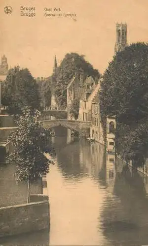 Belgium Brugge Quai Vert