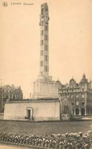 Belgium Louvain monument