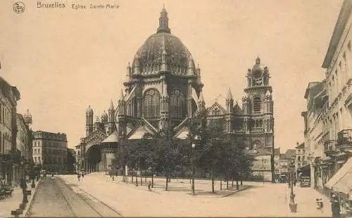 Belgium Bruxelles Sainte Marie church