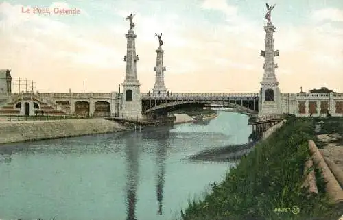 Belgium Ostende bridge