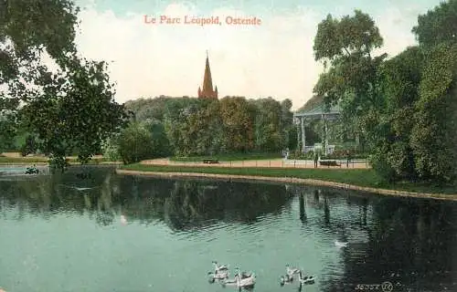 Belgium Ostende Leopold park
