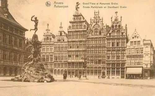 Belgium Antwerp Brabo monument