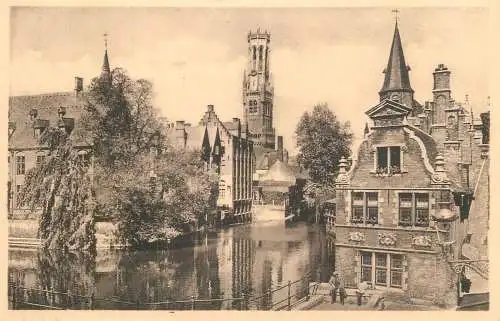 Belgium Brugges quai du Rosaire