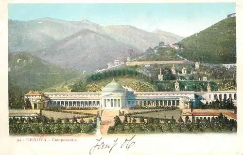 Italy Genova Camposanto