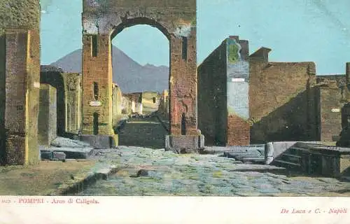 Italy Pompei Arco di Caligola