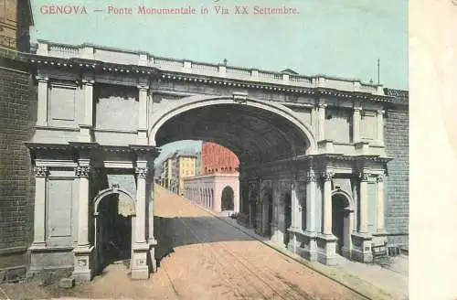 Italy Genova ponte monumentale
