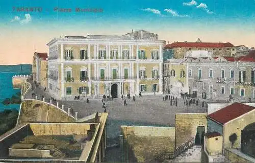 Italy Taranto piazza municipio