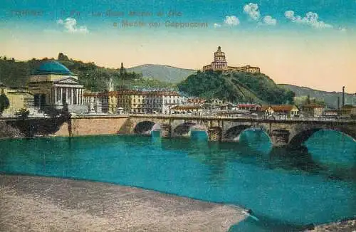 Italy Torino Il Po Le gran Madre di Dio