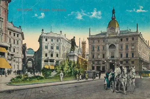 Italy Milano piazza Cordusio