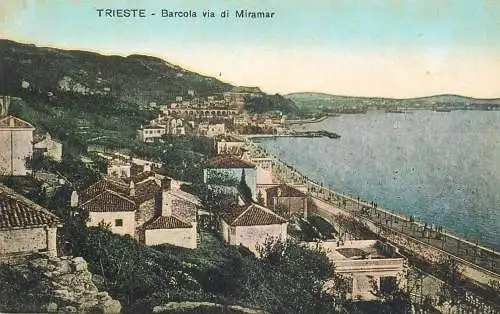 Italy Trieste Barcola via di Miramar