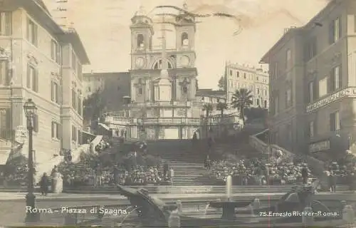Italy Rome Spain square