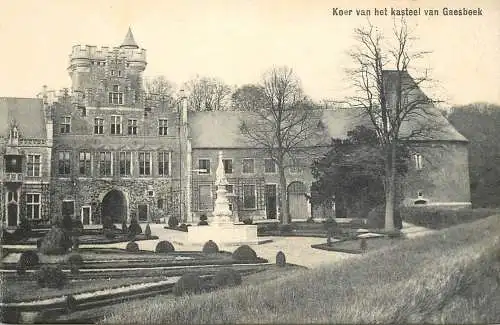 Belgium Gaesbeek castle