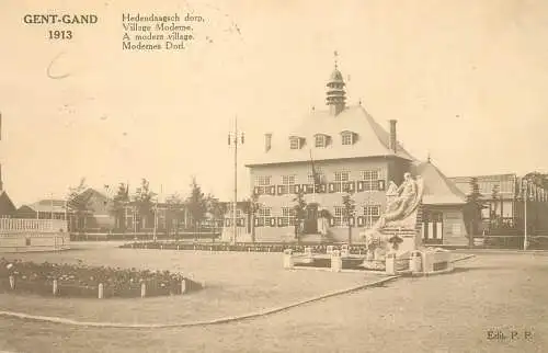 Belgium Gent modern village