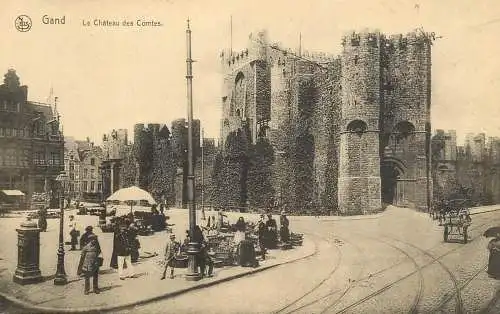 Belgium Gand le chateau des Comtes