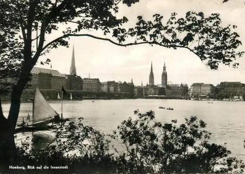 Germany Hamburg Blick auf die Innenstadt