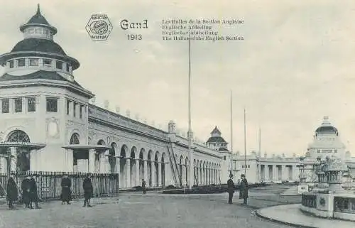 Belgium Gand 1913 halles of the english section