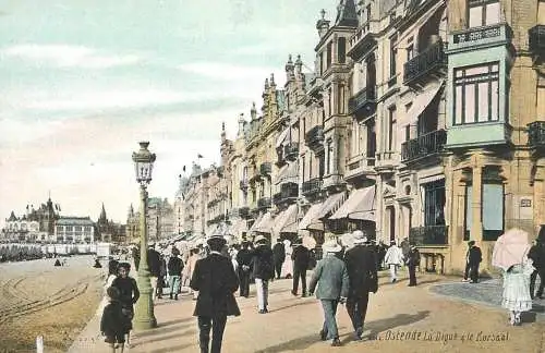 Belgium Oostende digue