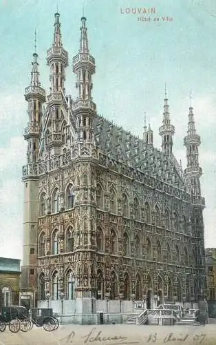 Belgium Louvain city hall
