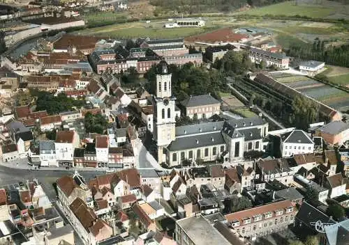 Belgium Lokeren vue aerienne
