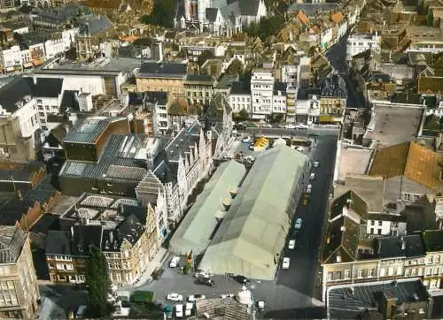 Belgium Kortijk Place du Theatre vue aerienne