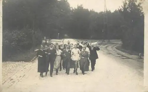 Social history annonymous persons souvenir photo merry group