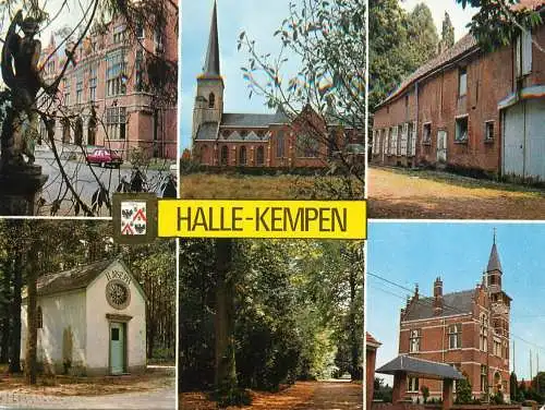 Belgium Groeten uit Halle/Kempen several views