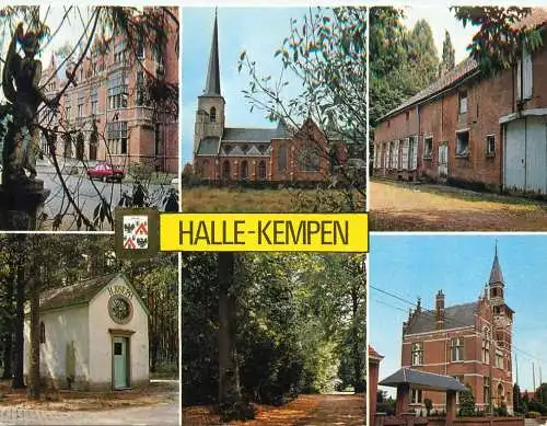 Belgium Groeten uit Halle/Kempen multi view