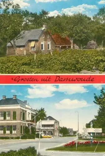 Netherlands Groeten uit Damwoude multi view