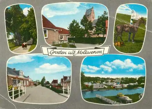 Netherlands Groeten uit Molkwerum multi view
