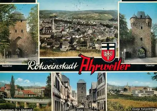Germany Rotweinstadt Ahrweiler multi view