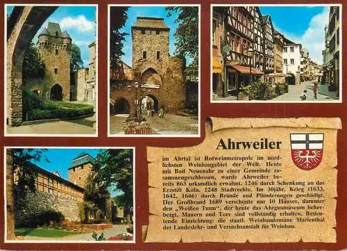 Germany Ahrweiler historical architecture multi view souvenir