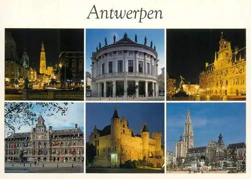 Belgium Antwerpen different aspects and views