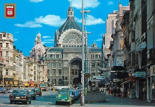 Belgium Antwerpen Central Station & "de Keyserlei" several views