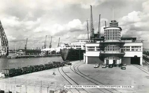 England Southampton docks ocean terminal
