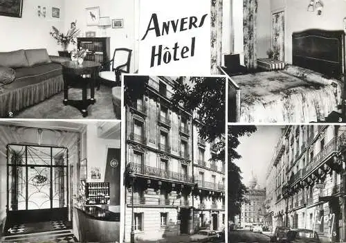 Postcard hotel restaurant Anvers hotel