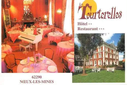 Postcard hotel restaurant Noeux les Mines Tourterelles