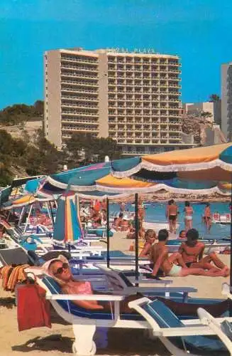 Postcard hotel restaurant Coral Playa Magaluf Mallorca