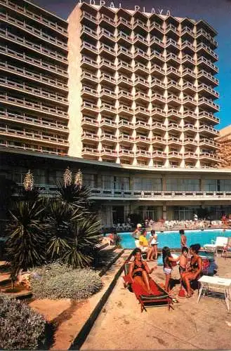 Postcard hotel restaurant Coral Playa Magaluf Mallorca