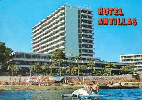 Postcard hotel restaurant Antillas Mallorca