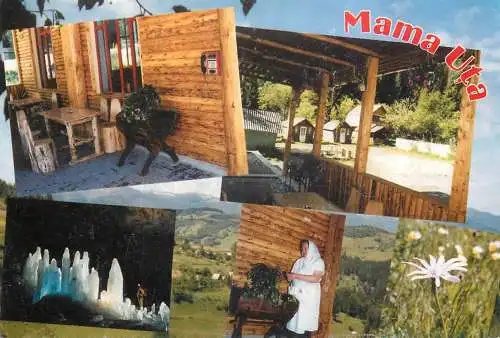 Postcard hotel restaurant Romania Mama Uta Garda Apuseni