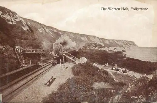 England Folkestone the Warren Halt