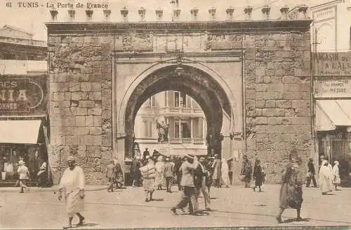 Tunisia Tunis la porte de France