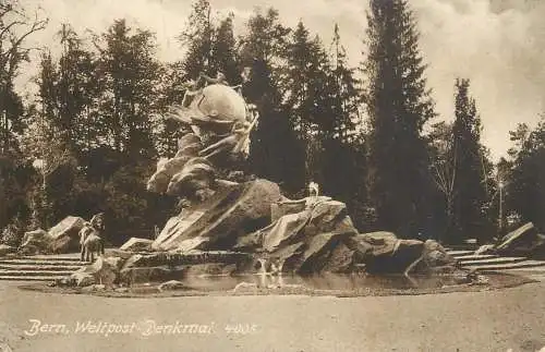 Switzerland Bern Weltpost Denkmal