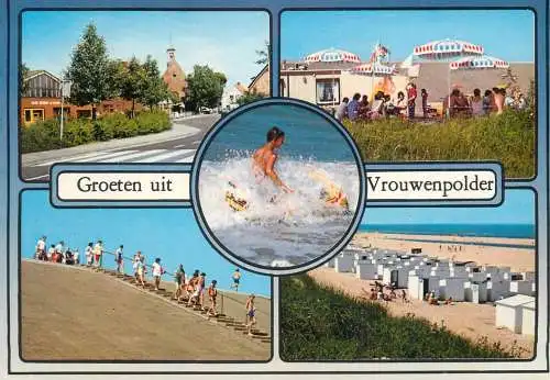 Netherlands Groeten uit Vrouwenpolder different views