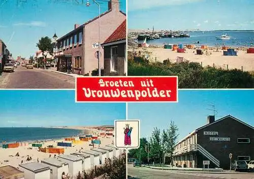 Netherlands Groeten uit Vrouwenpolder multi view