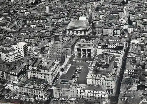Italy Brescia Piazza Vittoria aerial
