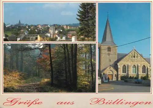 Belgium Grusse aus Bullingen several views